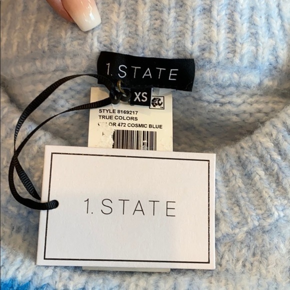 1. STATE Marled Stripe Sweater NWT - Picture 8 of 8